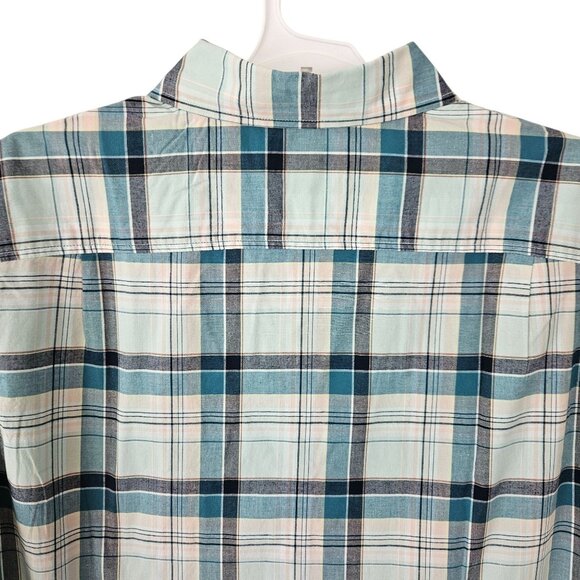 Goodfellow & Co Mens Standard Fit Plaid Short Sleeve Shirt Size XXL Casual - Picture 4 of 11